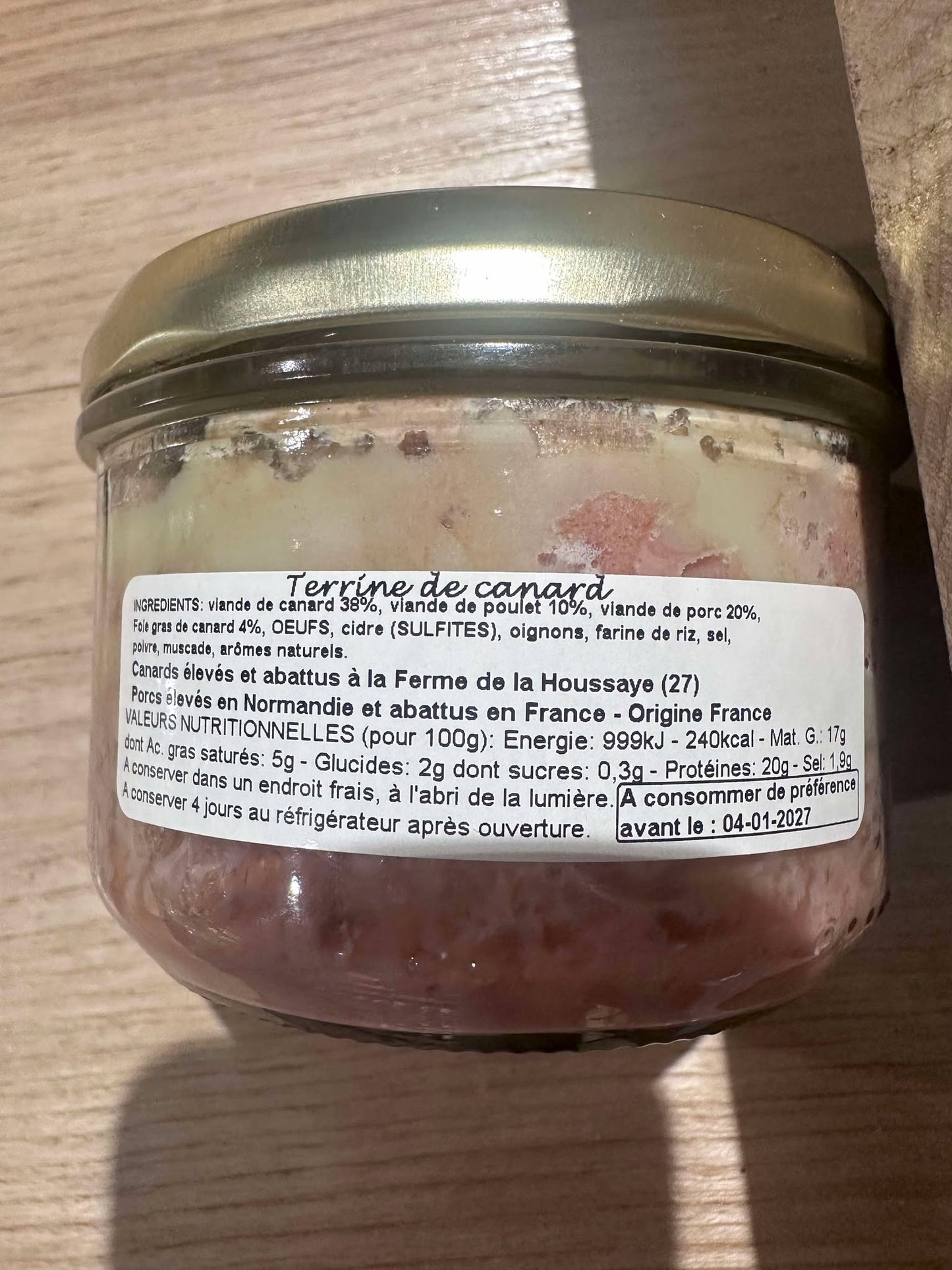 Terrine de canard 200g