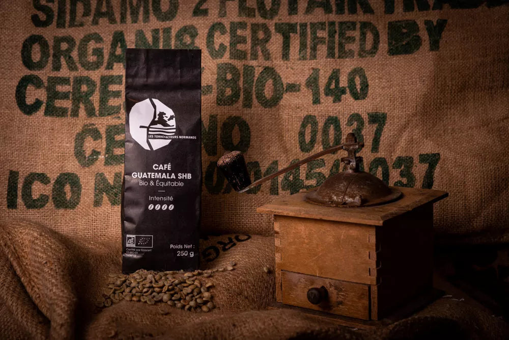 Le café MOULU du Guatemala bio et équitable