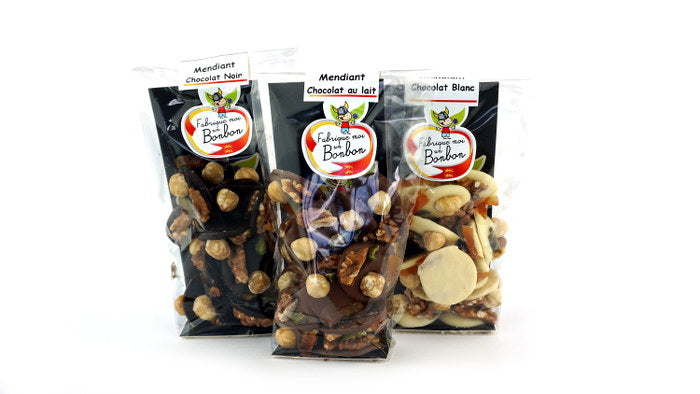 Mendiants chocolat au lait