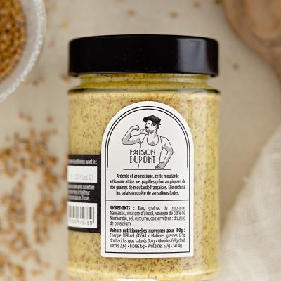 Moutarde forte 195g
