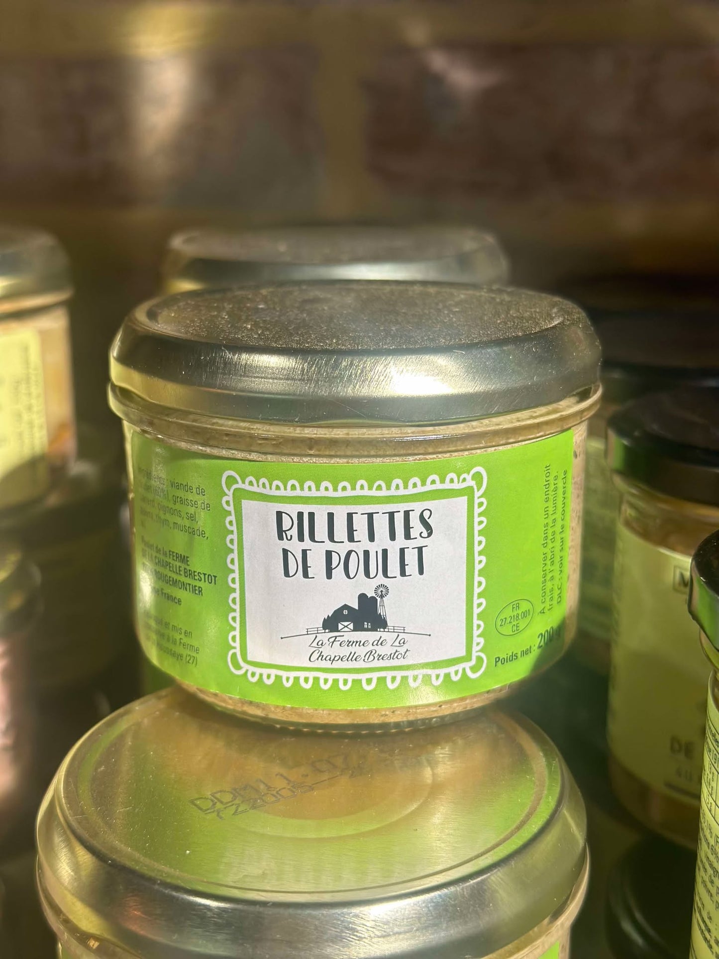 Rillettes de Poulet Fermière