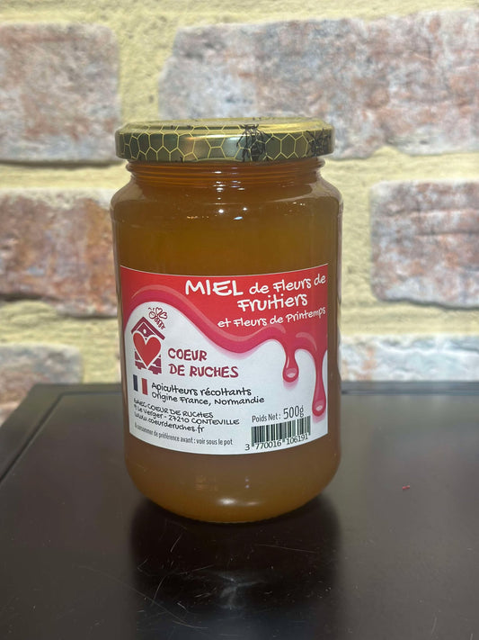 Miel de fleurs de fruitiers Cœur de Ruches